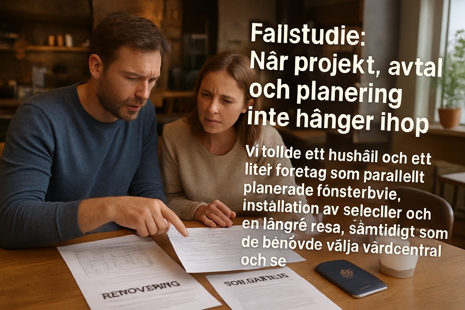 Fallstudie: När projekt, avtal och planering inte hänger ihop